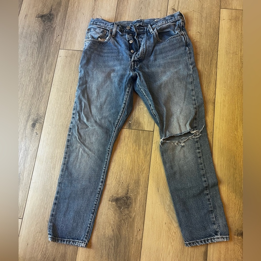 Levi’s 501 Straight - white cone wash